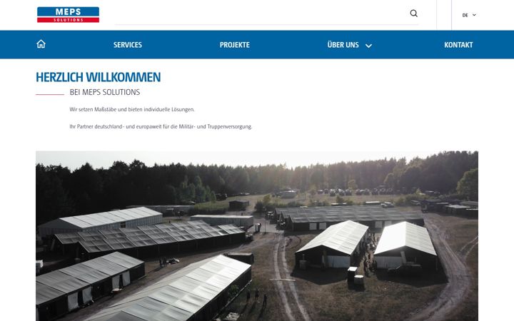 Screenshot of meps-int.com