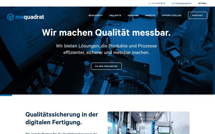 Screenshot of mequadrat.com