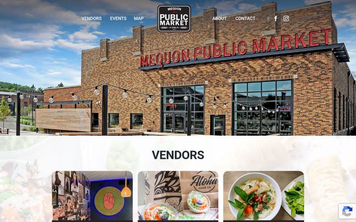 Screenshot of mequonpublicmarket.com