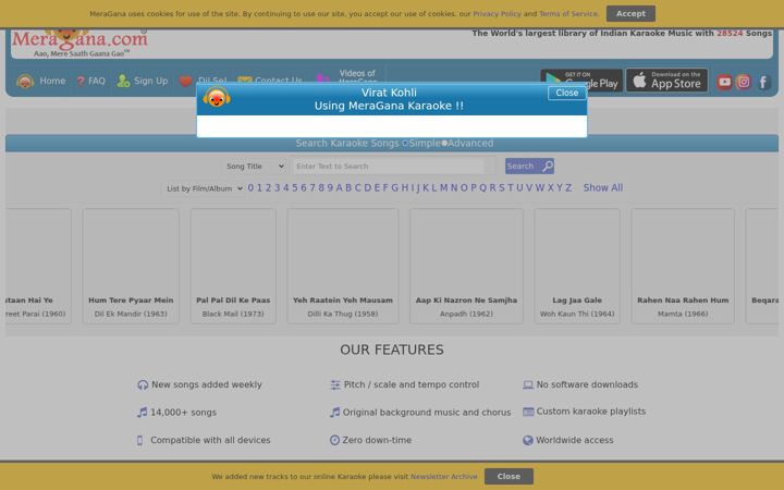 Screenshot of meragana.com