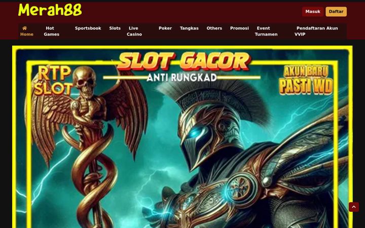 Screenshot of merah88slot.com