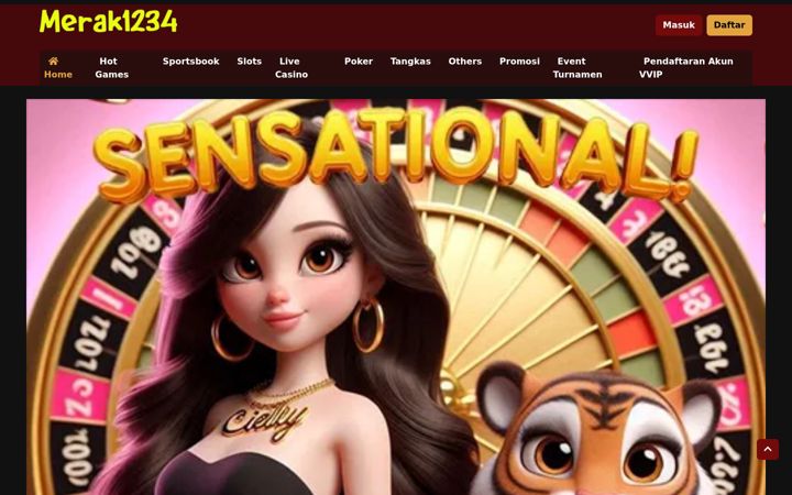 Screenshot di merak1234.com