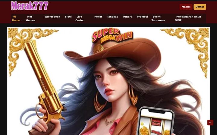 Ekrānuzņēmums no merak777.net