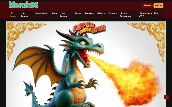 Screenshot of merak88.net