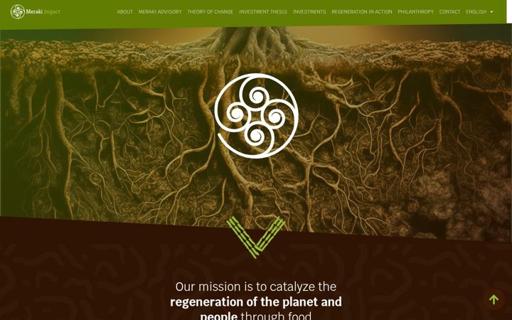 Screenshot of merakiimpact.com