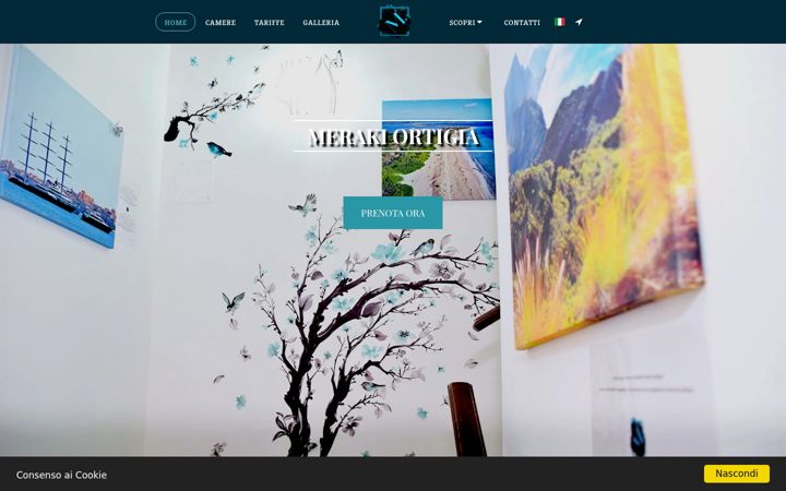 Screenshot of merakiortigia.com