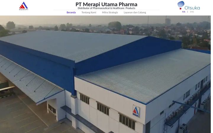 Screenshot of merapi.net