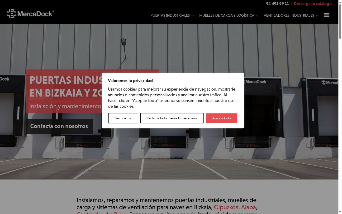 Snímek obrazovky baneru souhlasu zobrazeného před jakoukoli interakcí