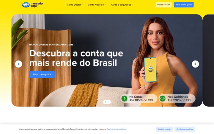Screenshot ta' mercadopago.com.br