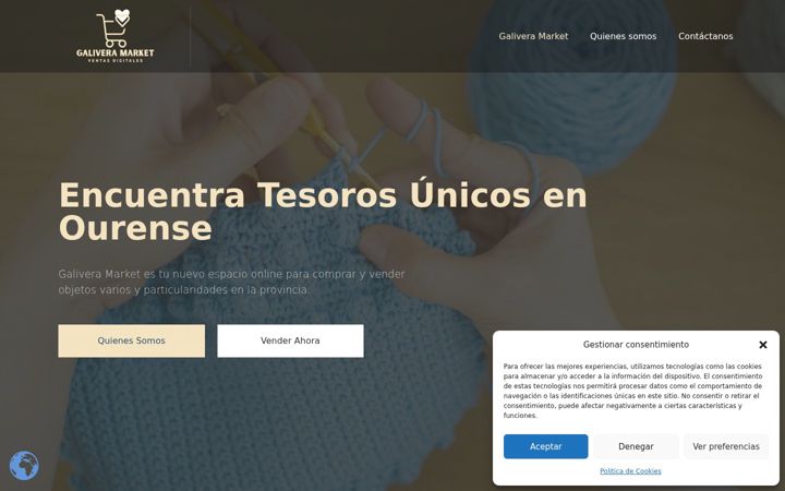 Screenshot of mercadourense.com