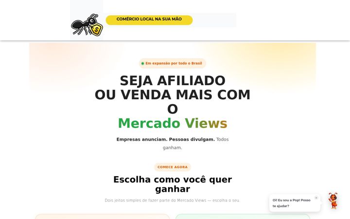 Screenshot of mercadoviews.com