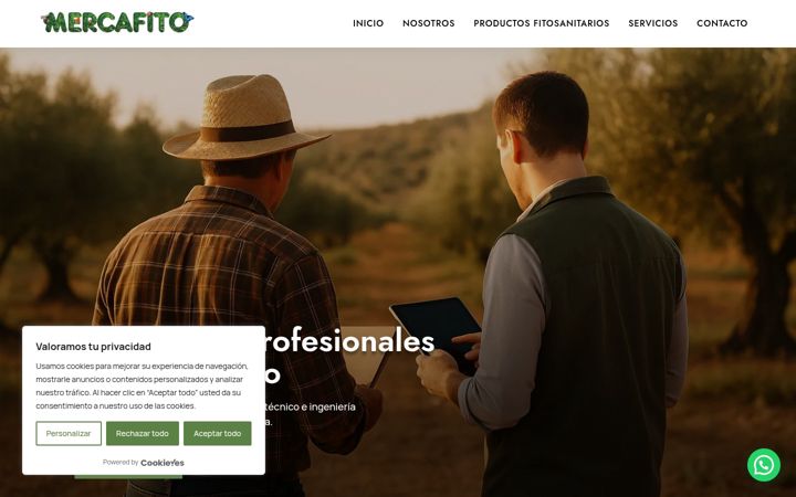 Screenshot of mercafito.com