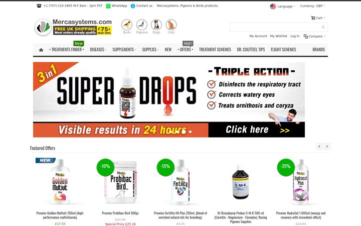Screenshot of mercasystems.com