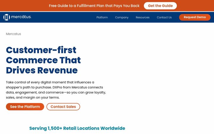 Screenshot of mercatus.com