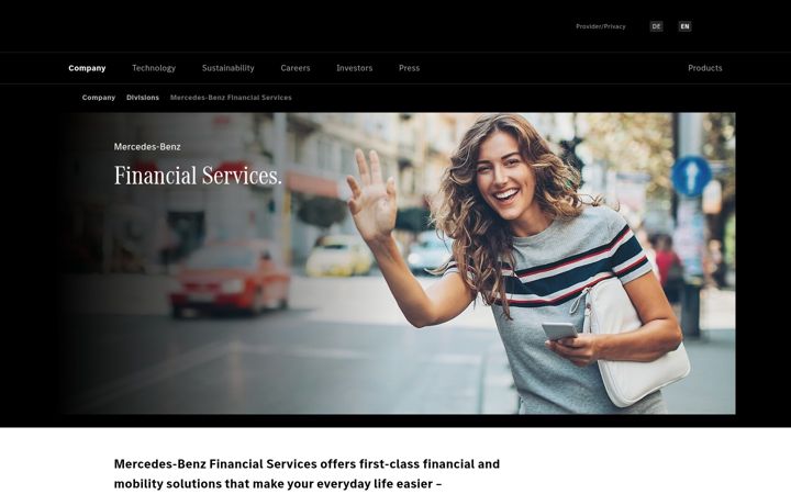 Screenshot of mercedes-benz-mobility.com