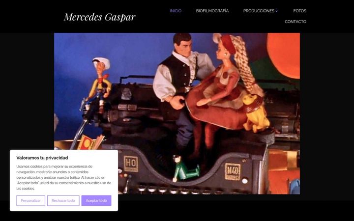 Screenshot of mercedesgaspar.com