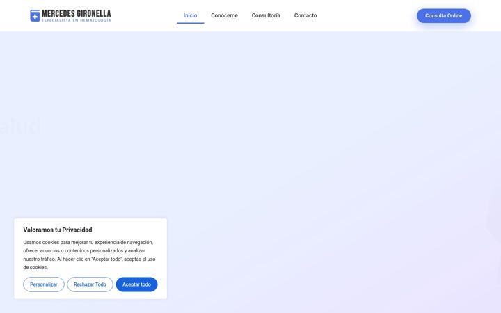 Screenshot of mercedesgironella.com