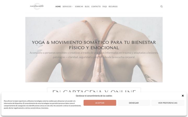 Screenshot of mercedesviartola.com