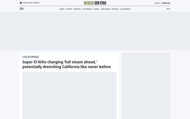 Screenshot of mercedsunstar.com