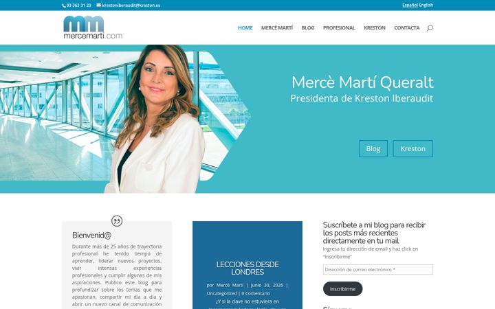 Screenshot of mercemarti.com