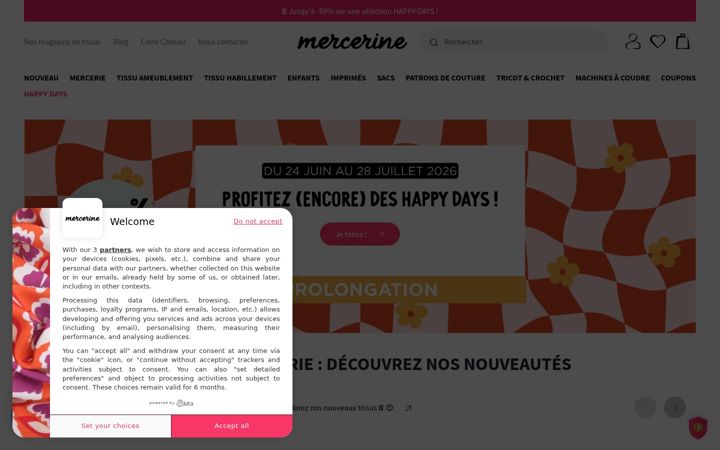 Screenshot of mercerine.com