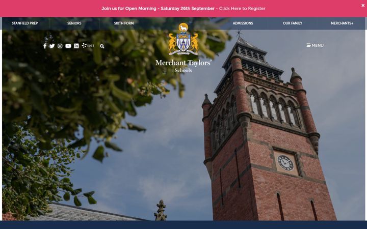 Screenshot of merchanttaylors.com