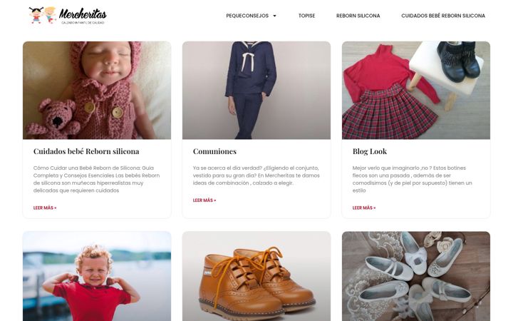 Screenshot of mercheritas.com