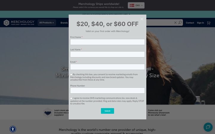 Screenshot of merchology.com