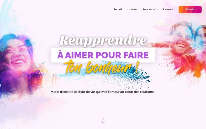 Screenshot of mercidexister.com