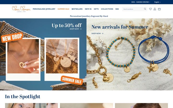Screenshot of mercimamanboutique.com