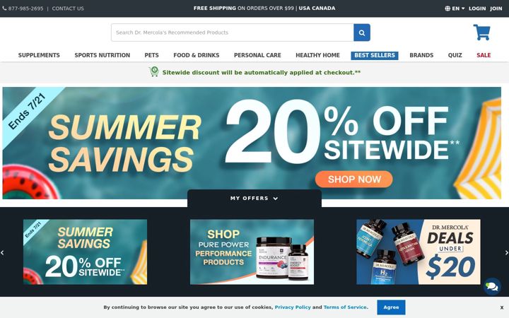 Screenshot of mercolamarket.com