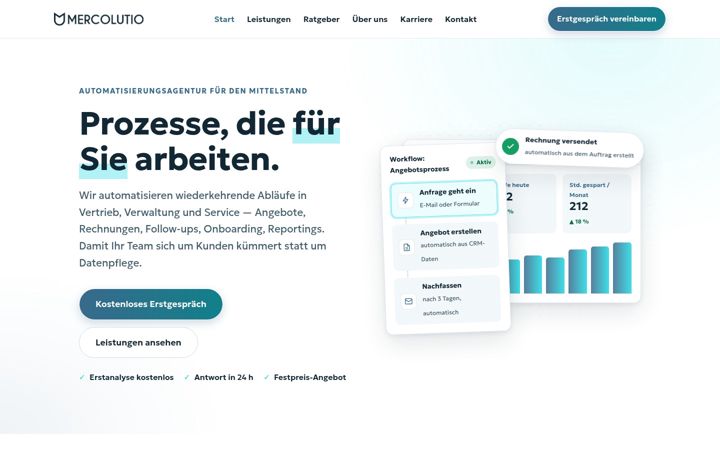 Screenshot of mercolutio.com