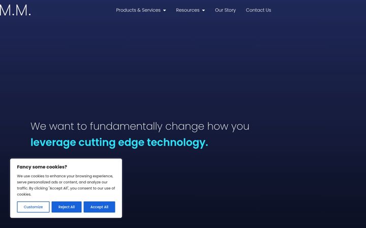 Screenshot of mercurialminds.com
