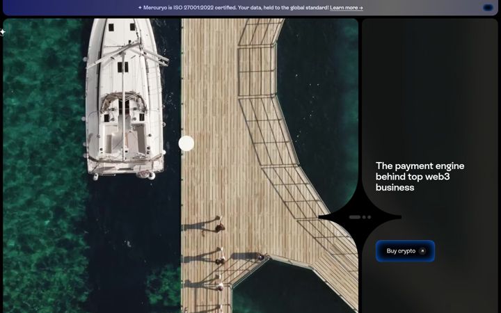 Screenshot of mercuryo.io
