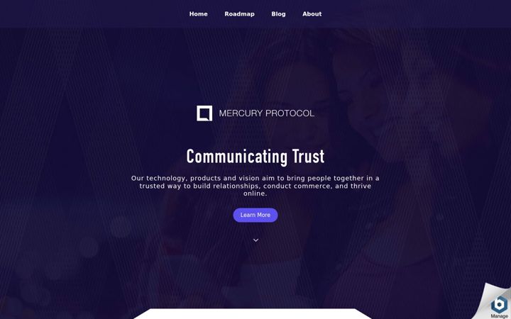Екранна снимка на mercuryprotocol.com
