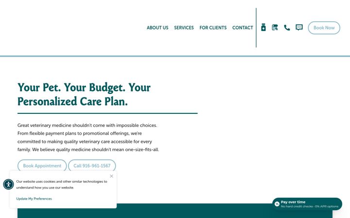 Screenshot of mercypethospitalfo.com