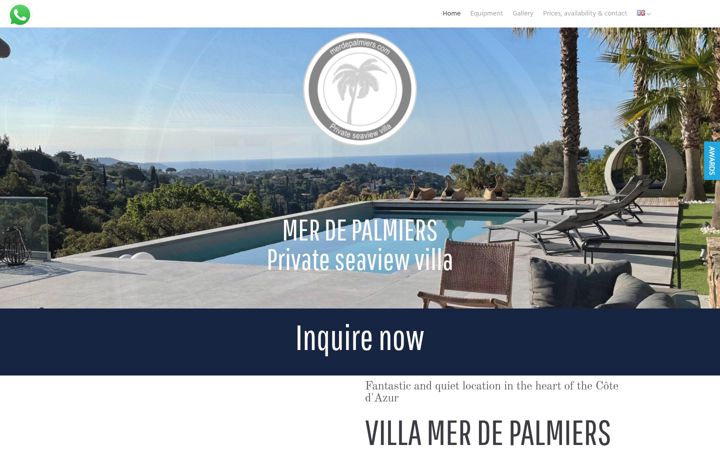 Screenshot von merdepalmiers.com