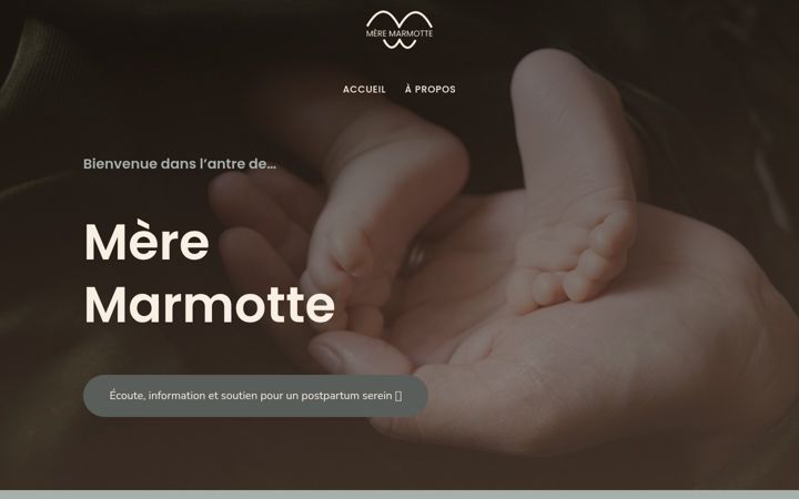 Screenshot of meremarmotte.com