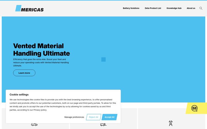 Screenshot of mericas-energy.com