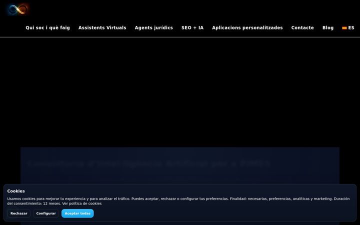 Screenshot of meridianset.com