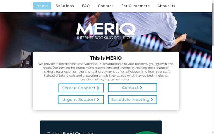 Snímek obrazovky meriq.com