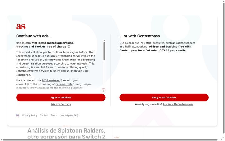 Screenshot of meristation.com