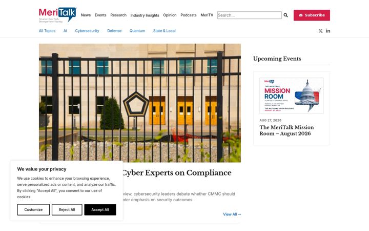 Screenshot of meritalk.com