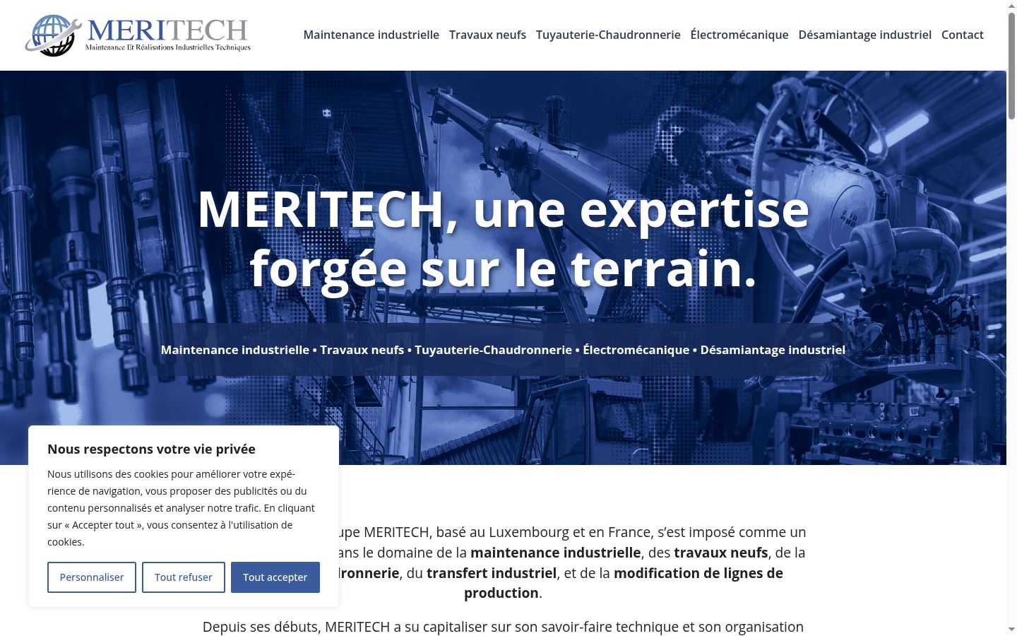 Screenshot tal-banner tal-kunsens muri qabel kwalunkwe interazzjoni