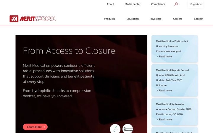 Screenshot of meritemea.com