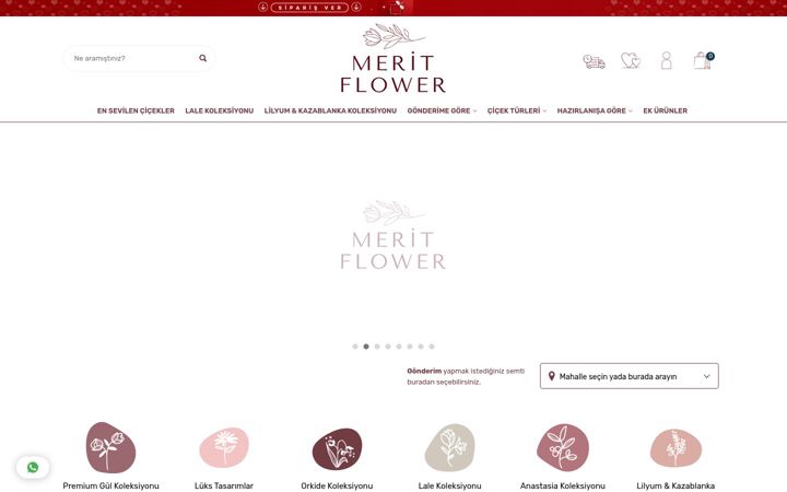 Screenshot of meritflower.com
