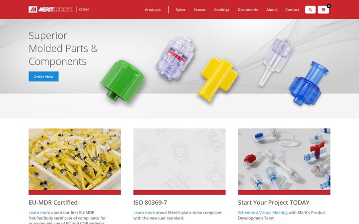 Screenshot of meritoem.com
