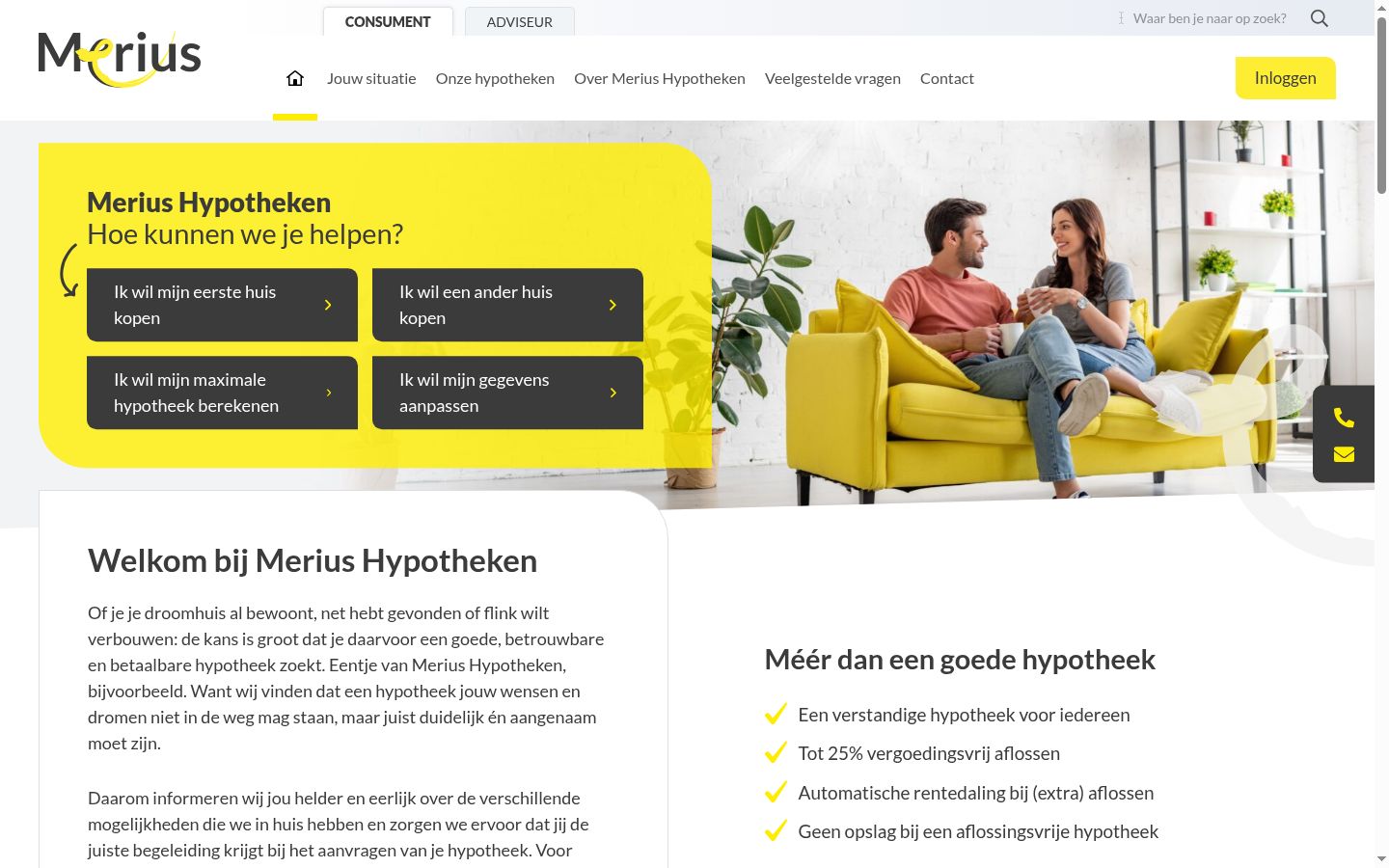 Captura de ecrã do banner de consentimento apresentado antes de qualquer interação