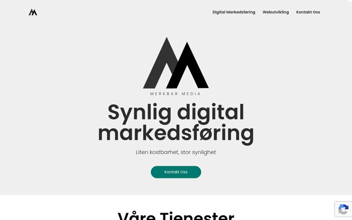 Screenshot of merkbarmedia.no