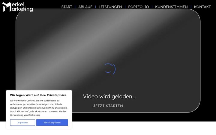 Screenshot of merkel-marketing.com